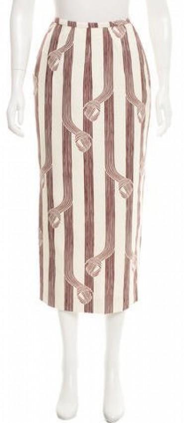Emilia Wickstead 2016 Lia Striped Skirt